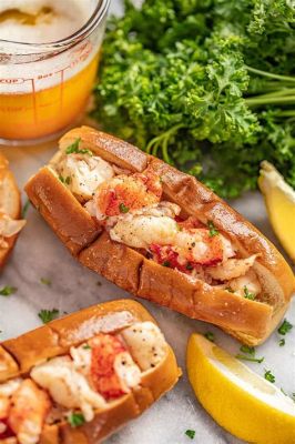  Lobster Roll: Ein sommerlicher Leckerbissen, der mit frischem Krabbenfleisch und zartschmelzendem Buttertoast überzeugt!